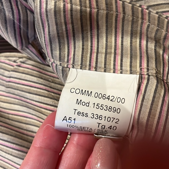 Seventy 100% Silk dress pants bought in Italy Milan. - Picture 5 of 7